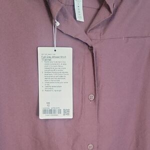 Purple Button-Up Shirt